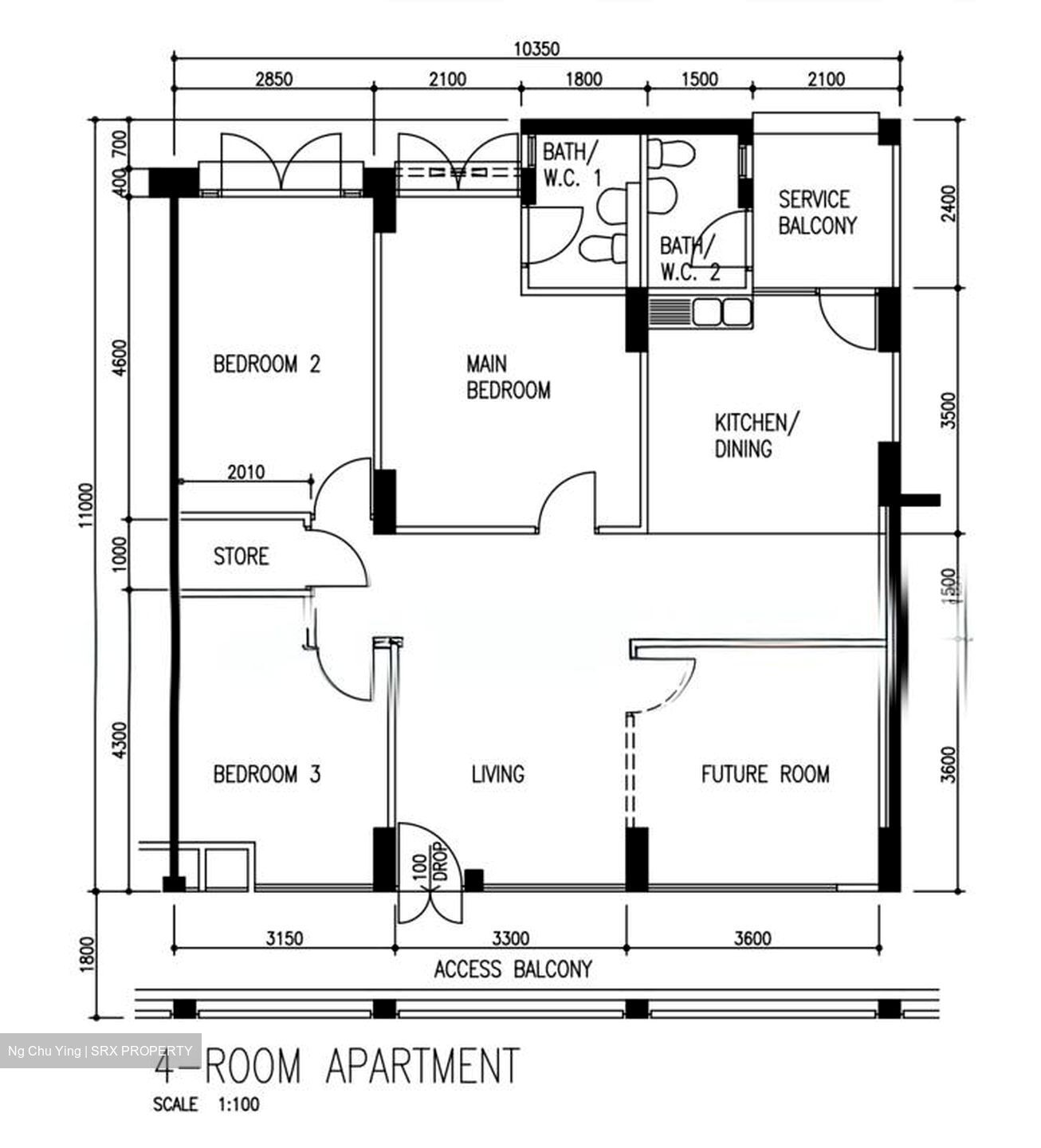 Blk 20 Queen's Close (Queenstown), HDB 4 Rooms #574437361
